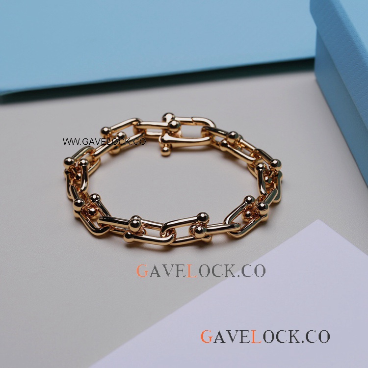 Copy Tiff@ny Hardwear Rose Gold Bracelet AAA Jewelry